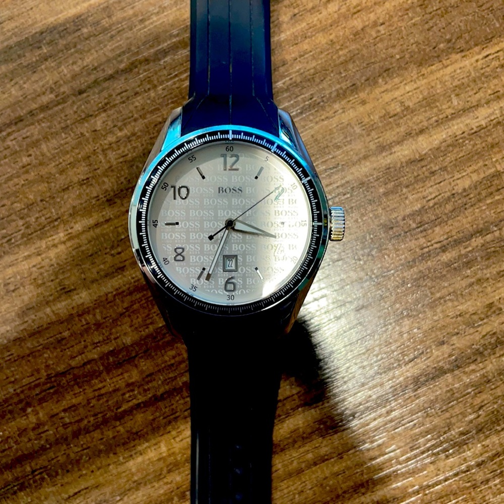 Men’s Hugo boss watch all stainless steel water resistant